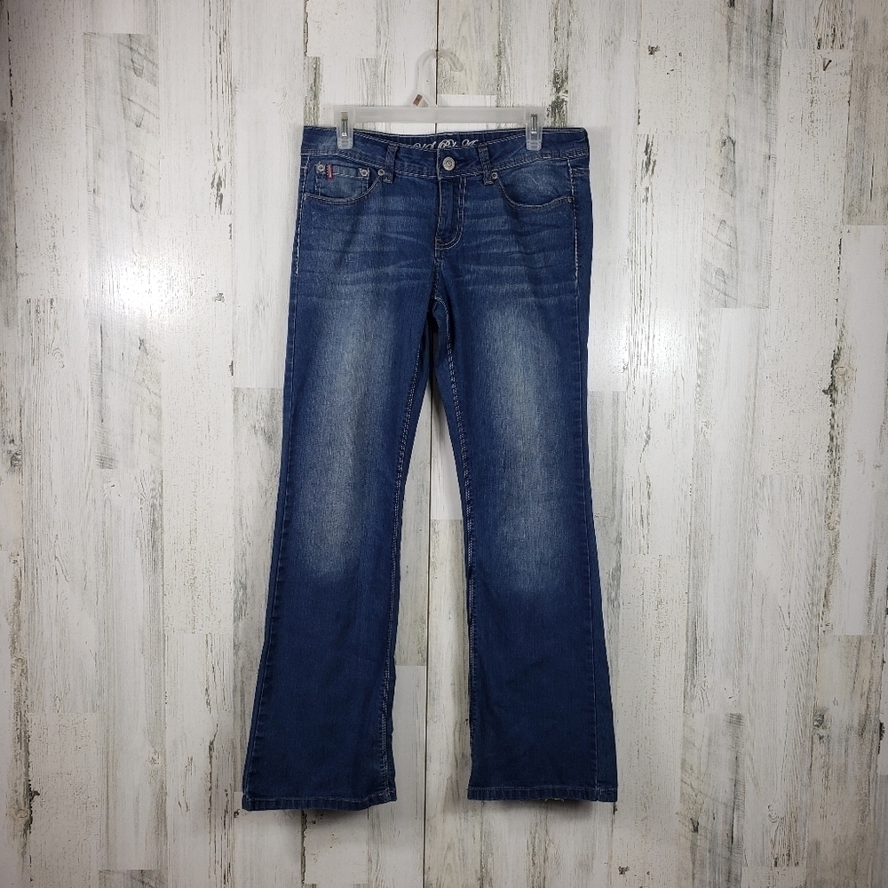 us polo assn Cassidy boot cut blue denim jeans juniors size 7